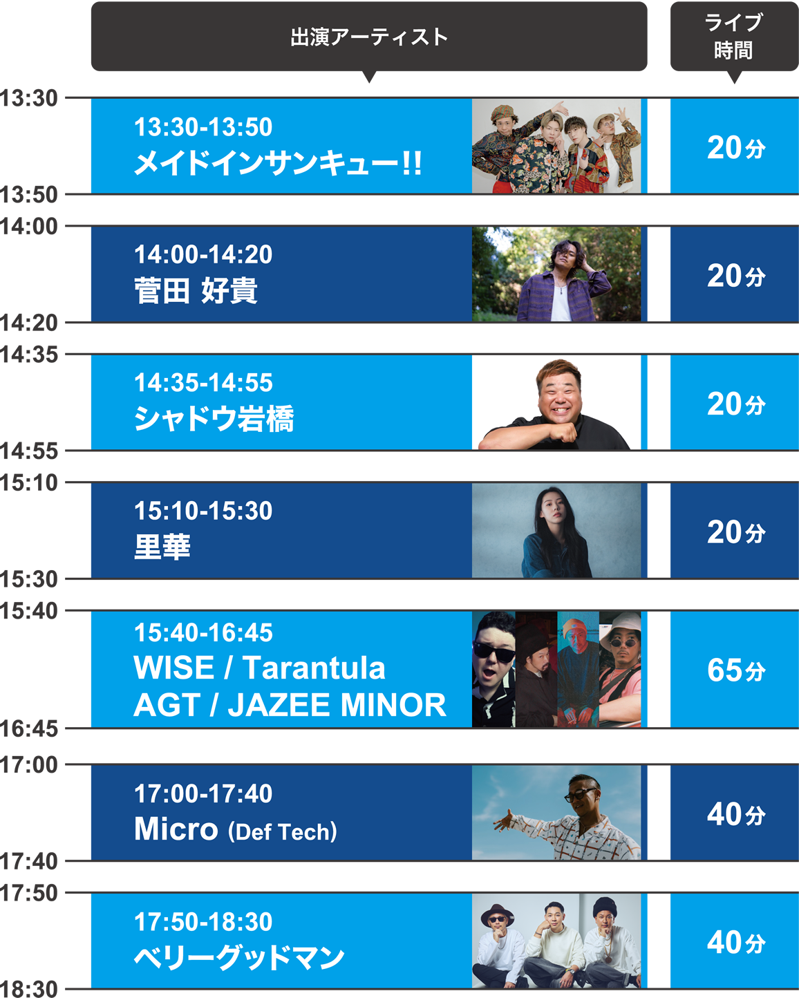 ライブスケジュール